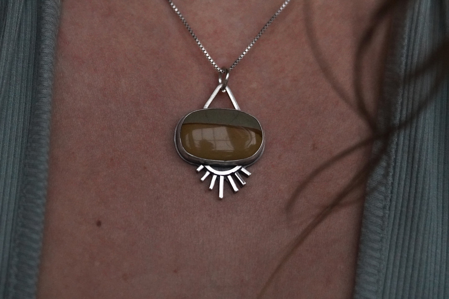 The Whale Shine Reversible Pendant