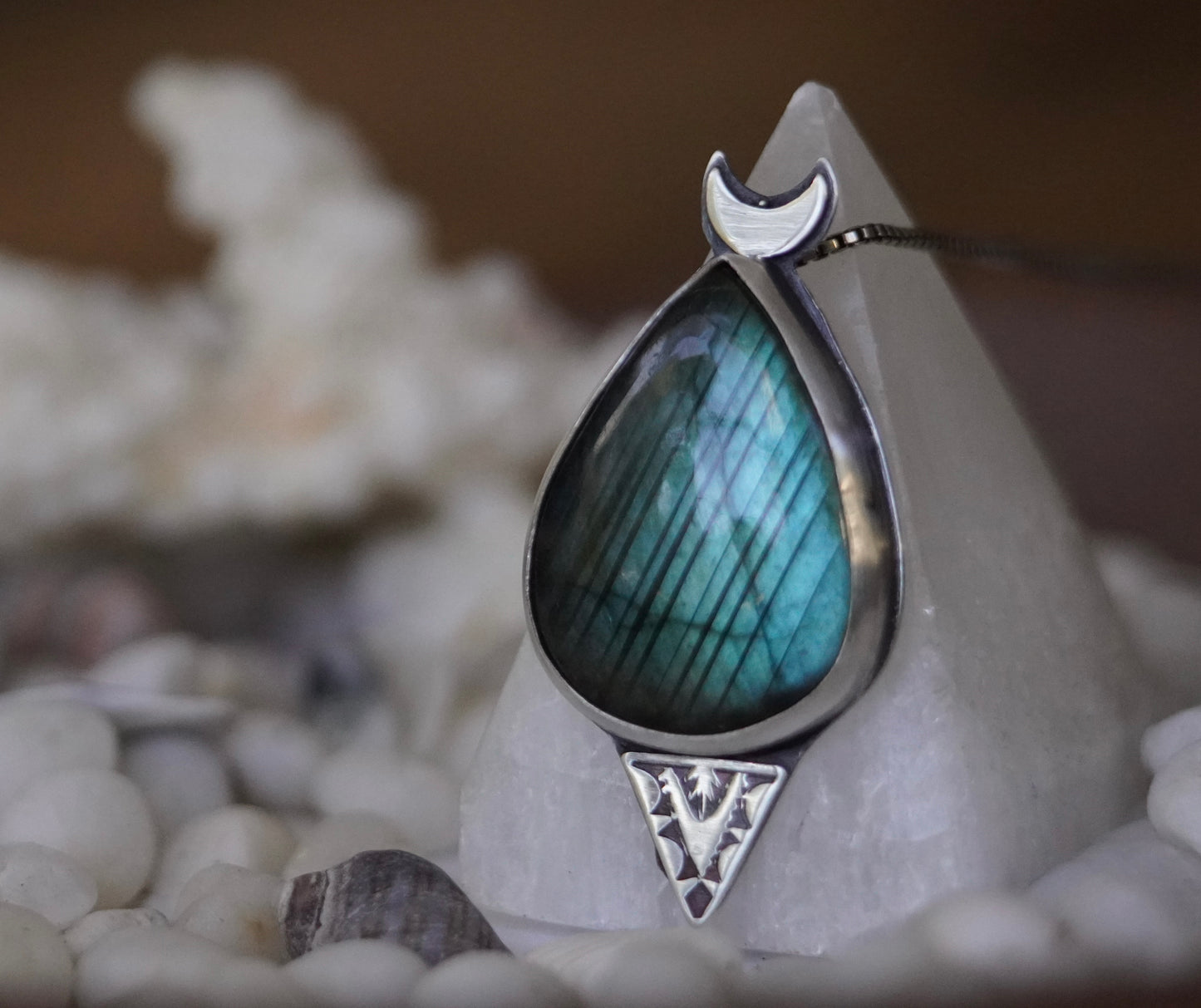 Neptune's Crescent Pendant