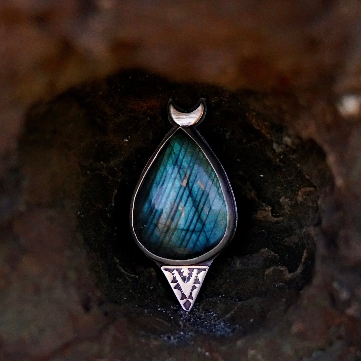 Neptune's Crescent Pendant