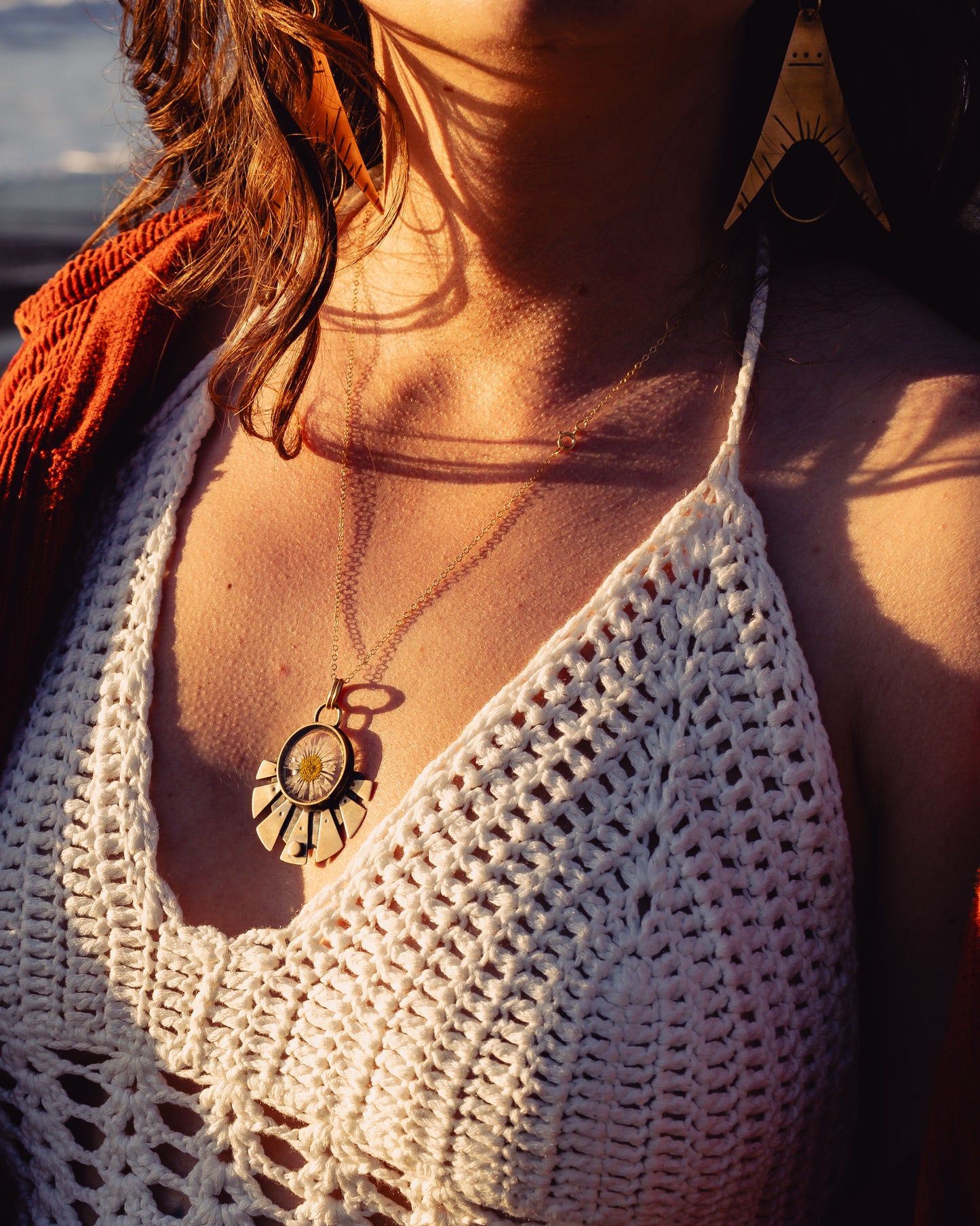 Daisy Relic Pendant