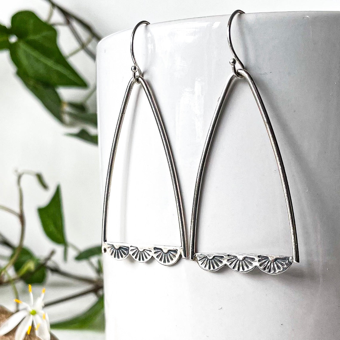 Sunrise Lace Dangle Earrings