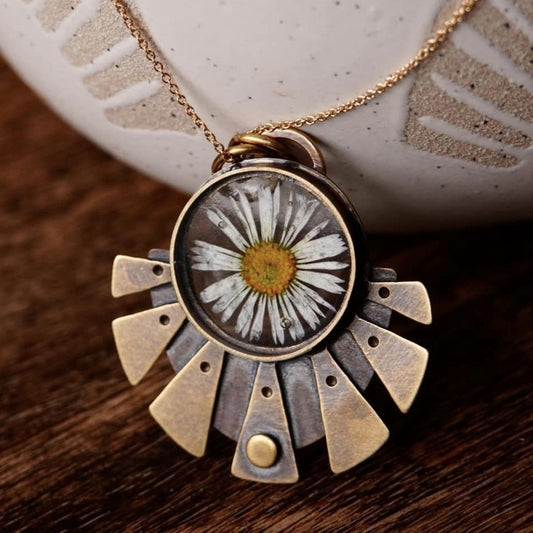 Daisy Relic Pendant