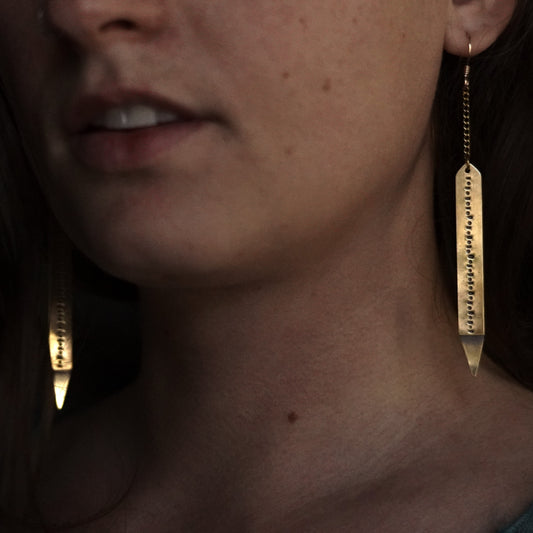 Hieroglyph Scribe Earrings