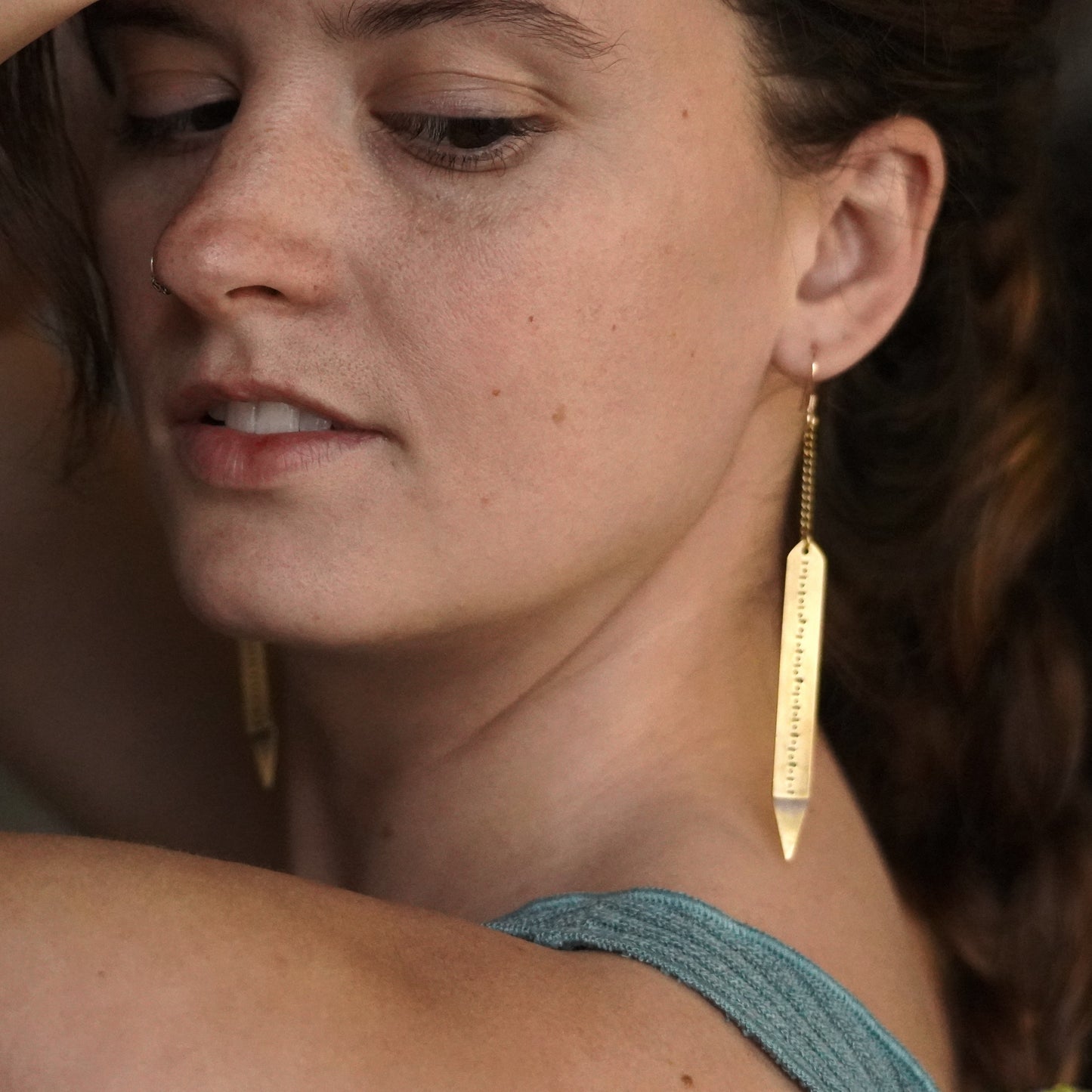Hieroglyph Scribe Earrings