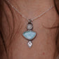 Moonstone Sea Foam Pendant #2