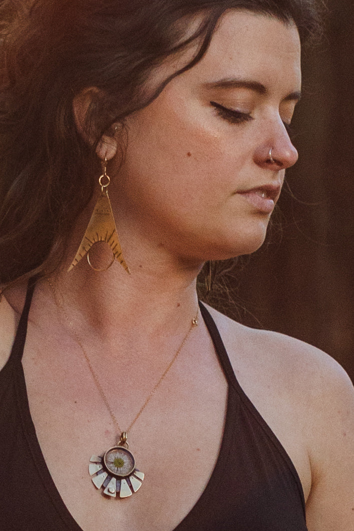Daisy Relic Pendant