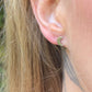 Crescent Moon Studs