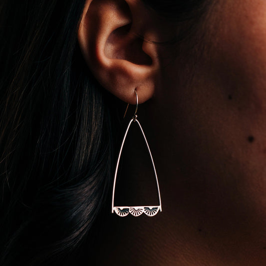 Sunrise Lace Dangle Earrings